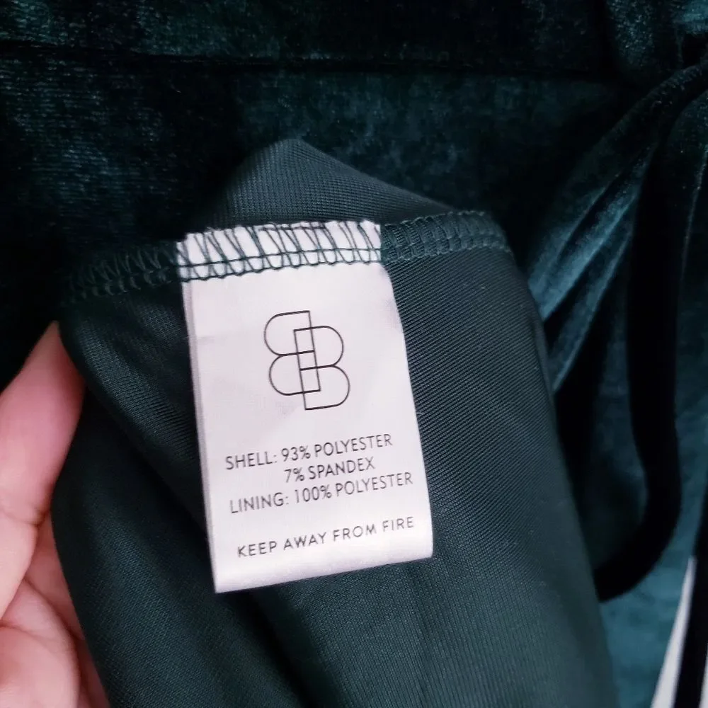 Baltic Born Meghan Emerald Velvet Wrap Maxi Dress - Picture 4 of 5